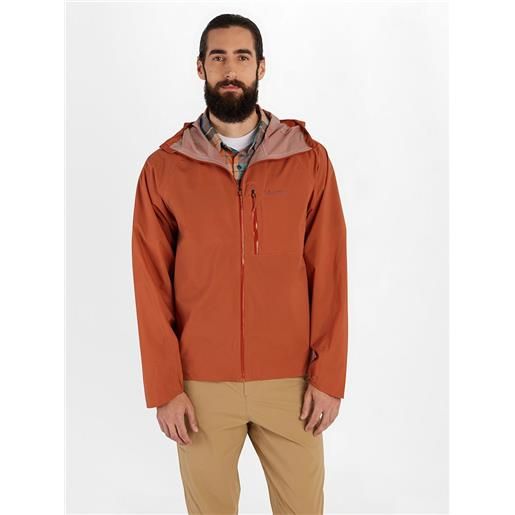 Marmot superalloy bio full zip rain jacket arancione l uomo