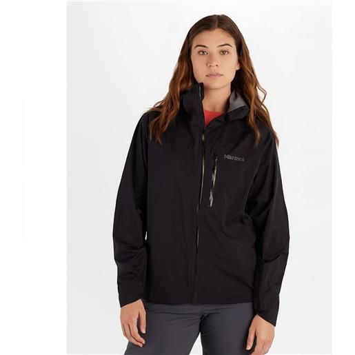 Marmot superalloy bio full zip rain jacket nero m donna