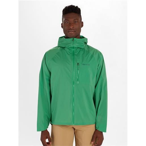 Marmot superalloy bio full zip rain jacket verde l uomo