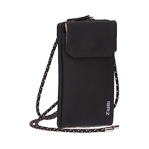 Zwei mademoiselle. M phone bag mp30 nubuk-black - valigetta adulti unisex, nubuk-black, talla única - mp30nbla