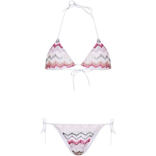 Missoni set bikini - bianco