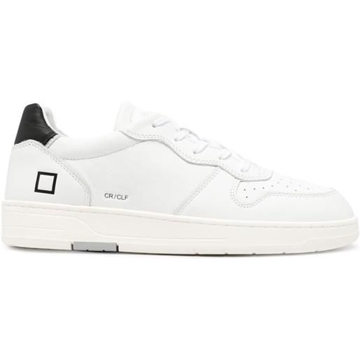 D.A.T.E. sneakers court in pelle - bianco