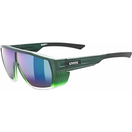 UVEX mtn style cv green matt/fade/colorvision mirror green occhiali da sole outdoor