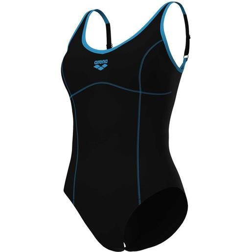 Arena tania clip back swimsuit nero fr 42 donna