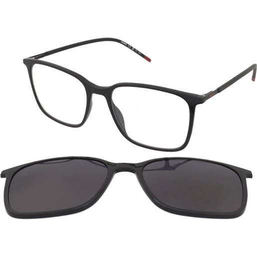 Hugo by Hugo Boss hugo boss hg 1270/cs 807/ir | occhiali da vista graduati | plastica | rettangolari | nero | adrialenti