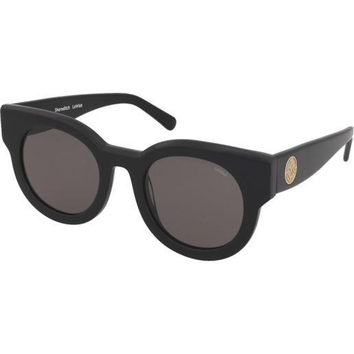 LeWish shoreditch c1 | occhiali da sole graduati o non graduati | plastica | tondi | nero | adrialenti
