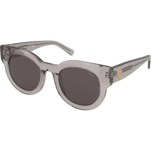 LeWish shoreditch c3 | occhiali da sole graduati o non graduati | plastica | tondi | grigio, trasparente | adrialenti