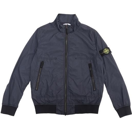 Stone Island giubbotto blu con logo