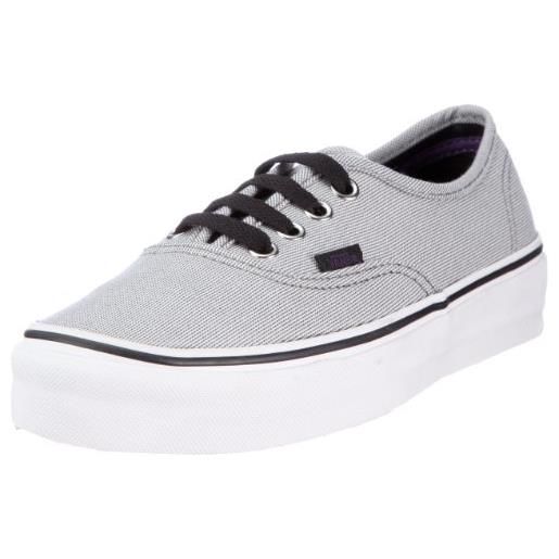 Vans authentic vnjv5ok, sneaker unisex adulto, grigio (grau ((suited) steel grey/black)), 41