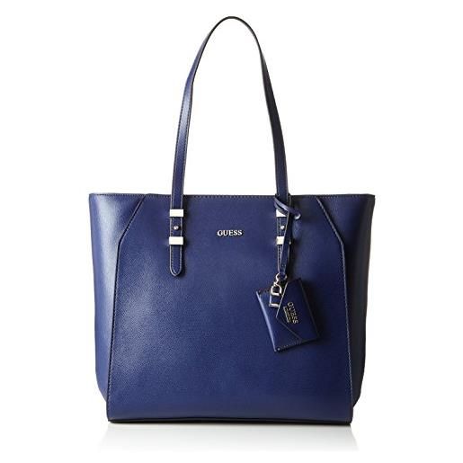 Guess gia tote borsa a mano, donna, blu (sapphire)