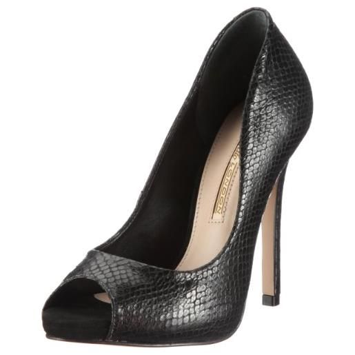 Buffalo london 15842x-932 129450, scarpe con tacco donna, nero (schwarz (black 01)), 39