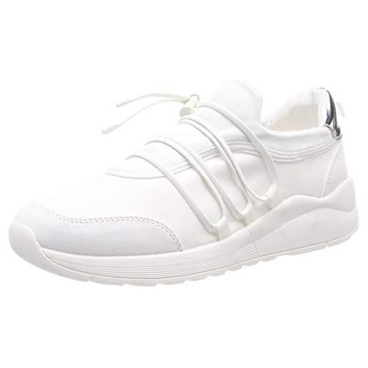 s.Oliver 5-5-23616-22, scarpe da ginnastica basse donna, bianco (white 100), 39 eu