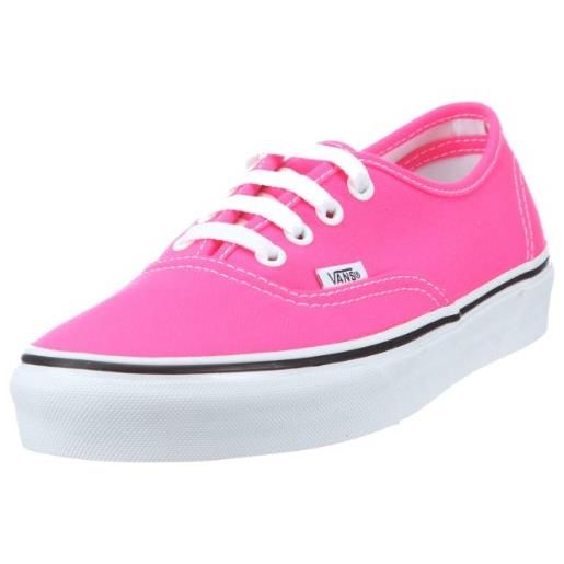 Vans authentic vnjv5ku, sneaker donna, rosa (pink ((neon) pink/true white)), 39