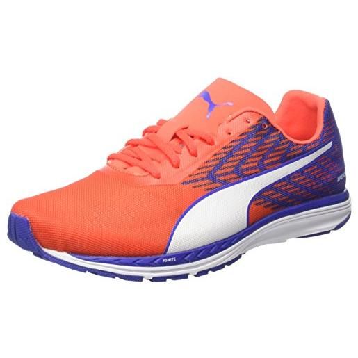 Puma speed100rignwnf6 - scarpe sportive indoor donna, rosso (red/blue 01red/blue 01), 36