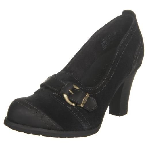 Timberland ek wingate bkl lfr 3748r, scarpe col tacco donna, nero (schwarz (black)), 40