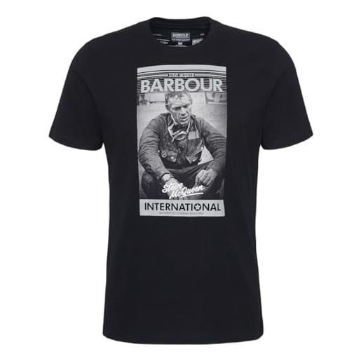 Barbour mts1246-bk31 international steve mc. Queen mount t-shirt black uomo (xxl)