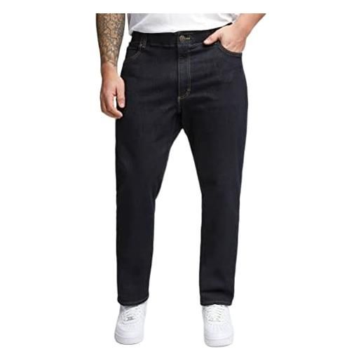 Lee straight fit mvp extreme motion, jeans uomo, marrone (kc khaki), 40w / 32l