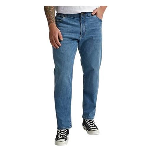 Lee straight fit mvp extreme motion, jeans uomo, blu (rinse), 40w / 30l