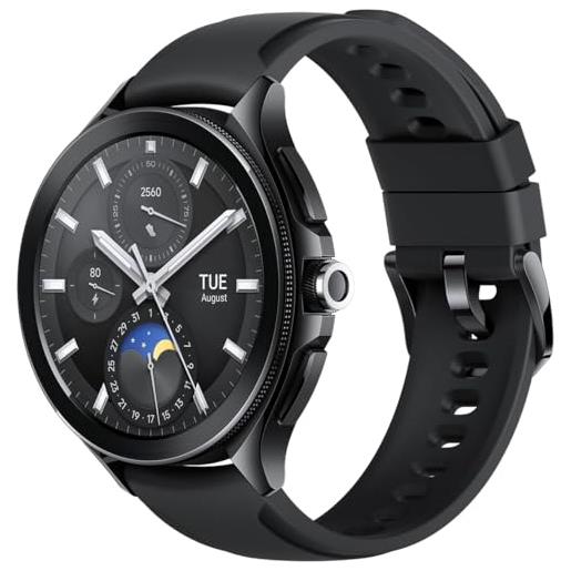 NK xiaomi watch 2 pro, versione bluetooth, qualcomm snapdragon w5+ gen 1, wear os x miui watch, display amoled 1,43, monitor frequenza cardiaca e sonno, nero