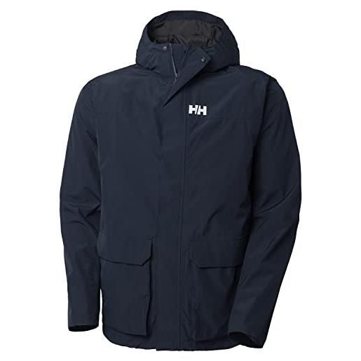 Helly Hansen t2 utility rain jacket navy mens xl