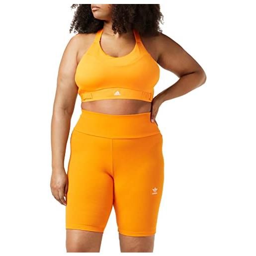Adidas limitless bra, reggiseno sportivo donna, orange rush/white, sac