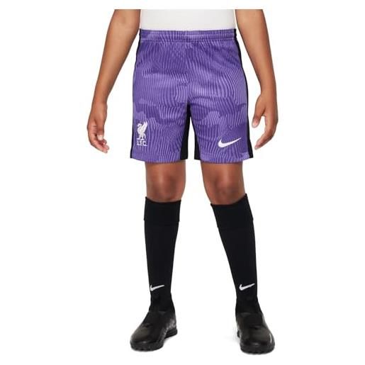 Nike unisex kids shorts lfc y nk df stad short 3r, space purple/court purple/white, dx9856-567, s
