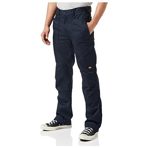 Dickies uomo, pantaloni action flex, blu navy, 38w / 32l