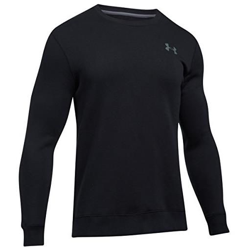 Under Armour rival solid fitted crew felpa, uomo