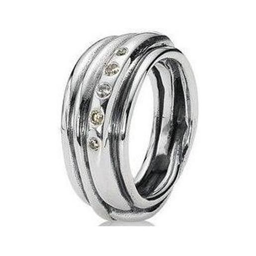 Pandora dreambase-anello sterling-silber 925 19246ccz, argento, 12, cod. 19246ccz-52