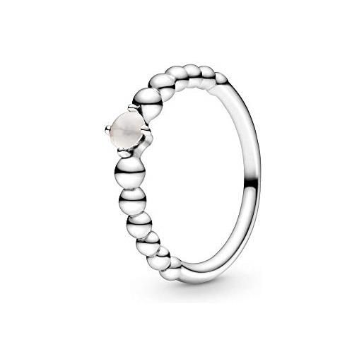 Pandora anello solitario sterlina senza - 198598c06-58