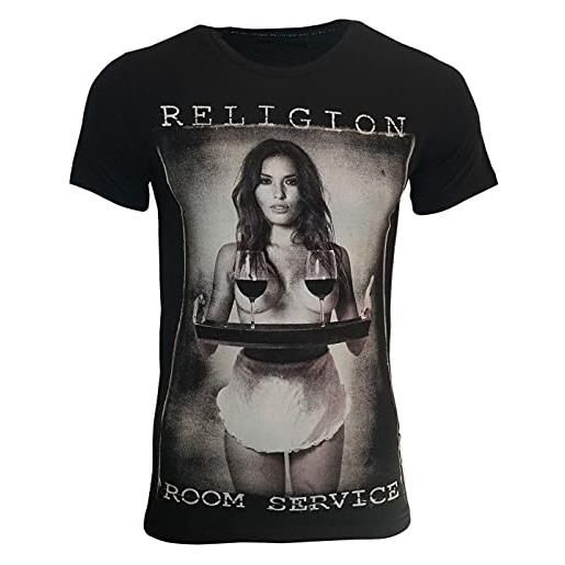 Religion clothing room service - maglietta da uomo, bianco, l