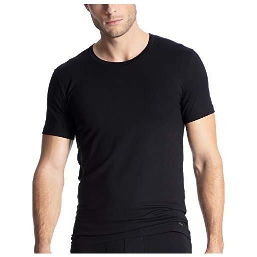 Calida cotton code t-shirt, nero (schwarz 992), xx-large uomo