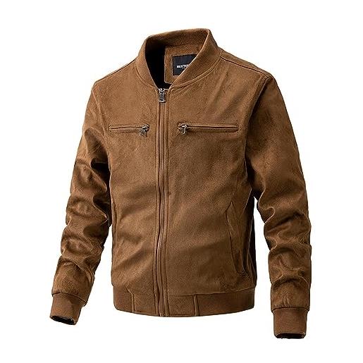 Kobilee giubbino uomo primavera vintage nero giacca militare giubbotto offerta sportivo giubbotto aviatore casual elegante giubbotto primaverile classico 2024 giubbotto bomber