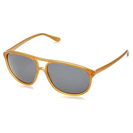 Lozza sl4281 07ay sunglasses combined, standard, 52, marrone (shiny transp. Brown), unisex-adulto