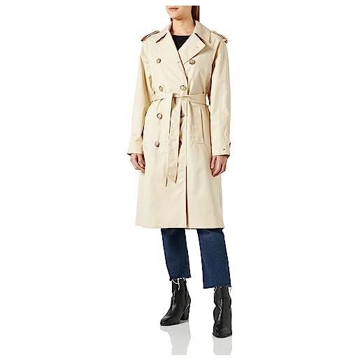 Tommy Hilfiger trench donna 1985 cotton blend trench trench, blu (desert sky), 40