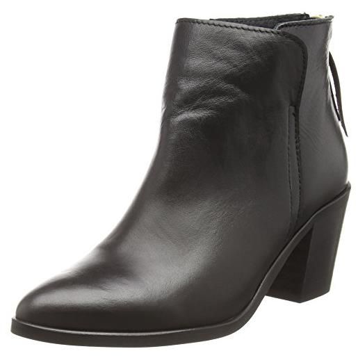 PIECES psdolly leather boot, stivaletti donna, nero (black), 40 eu