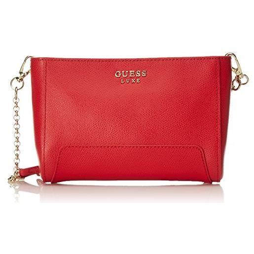 Guess lady luxe crossbody borse a tracolla, red