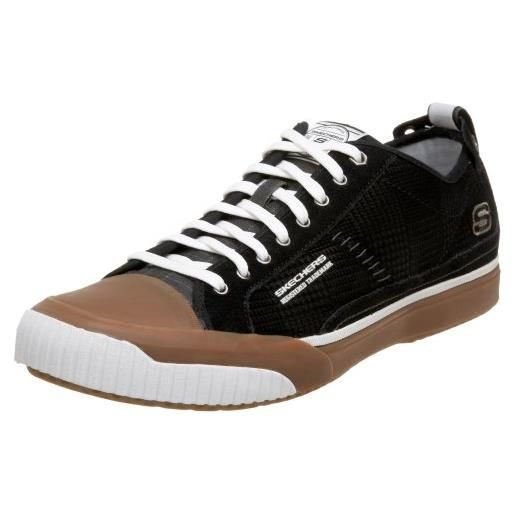 Skechers sport - berm - parcel 50755, sneaker da uomo, nero, 39.5 eu
