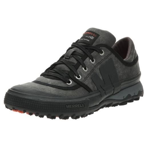 Merrell primed lace j73663, sneaker uomo, nero (schwarz (black/grey)), 43