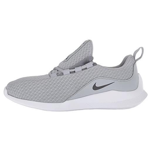 Nike kinder sneaker viale (gs), scarpe da ginnastica basse unisex-adulto, nero (wolf grey/black-cool grey-whit 003), 39 eu