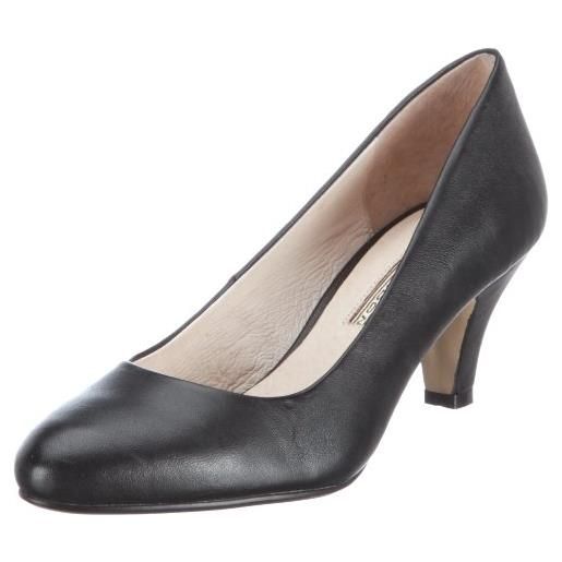 Buffalo london 110-9146 128290, scarpe con tacco donna, nero (schwarz (black 01)), 39