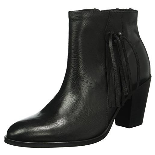 PIECES psdiva leather boot, stivaletti donna, nero (black), 37 eu