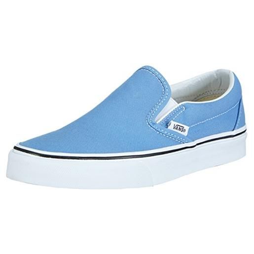 Vans classic slip-on canvas, scarpe da ginnastica unisex - adulto, blu marina true white, 38 eu