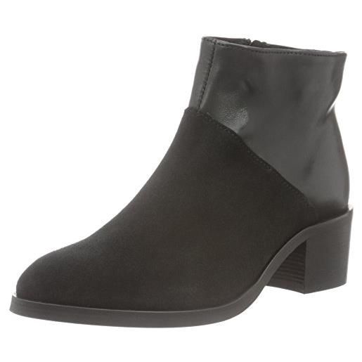 PIECES psdabai leather boot, stivaletti donna, nero (black), 37 eu