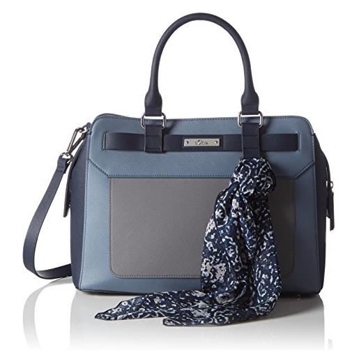 s.Oliver (bags borsa shopper da donna, 35 x 27 x 15 cm (l x a x p), blu (dark blue 5852), blu dark blue 5852, 35x27x15 cm (b x h x t)