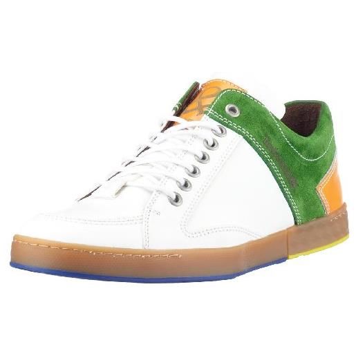 Timberland vb super ox 63507, sneaker da uomo, bianco bianco verde, 42 eu