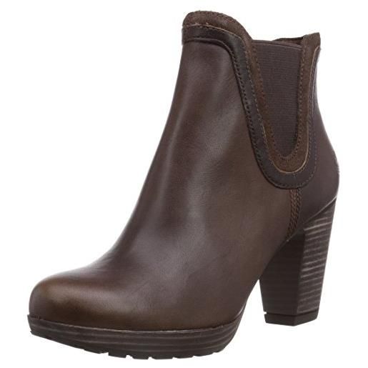 Timberland - exeter heights ftw_ek exeter heights platform chelsea, scarpe col tacco da donna, marrone(braun (brown)), 37