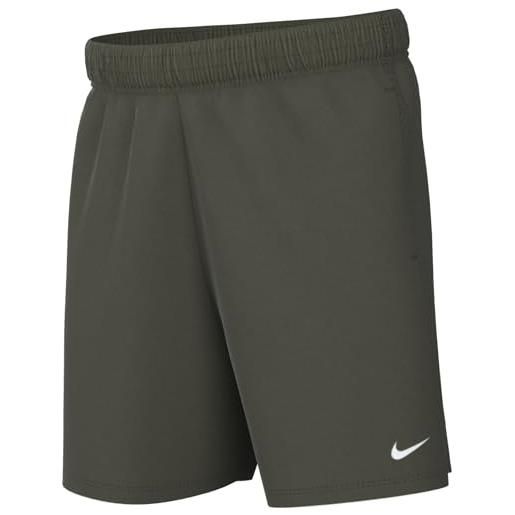 Nike boy's b nk df multi wvn short, cargo khaki/white, dx5382-325, xs