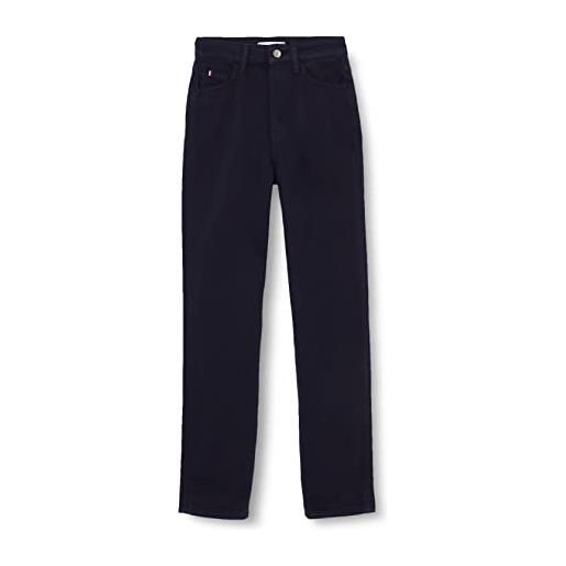 Tommy Hilfiger jeans donna classic soft clr vita alta, blu (desert sky), 29w / 30l