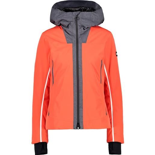 Cmp fix hood 31w0036 jacket arancione 2xs donna